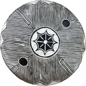 African Zulu Warrior Shield – Vintage Round Shield – Ethnic Weapon