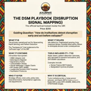 THE DSM PLAYBOOK (DISRUPTION SIGNAL MAPPING)