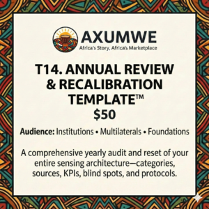 T14. ANNUAL REVIEW & RECALIBRATION TEMPLATE™