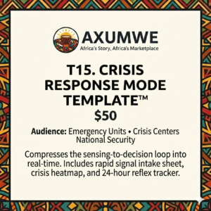 T15. CRISIS RESPONSE MODE TEMPLATE™
