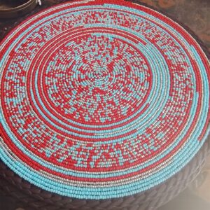 beaded table placement