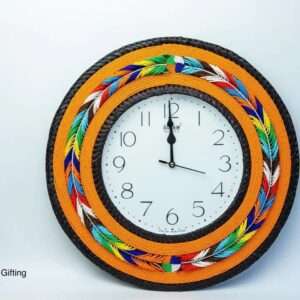 beaded clock