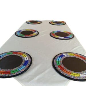 beaded table placement