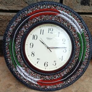 Beaded clock